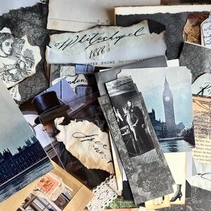 Jack the Ripper Victorian Ephemera Kit – Dark Academia Junk Journal Pack